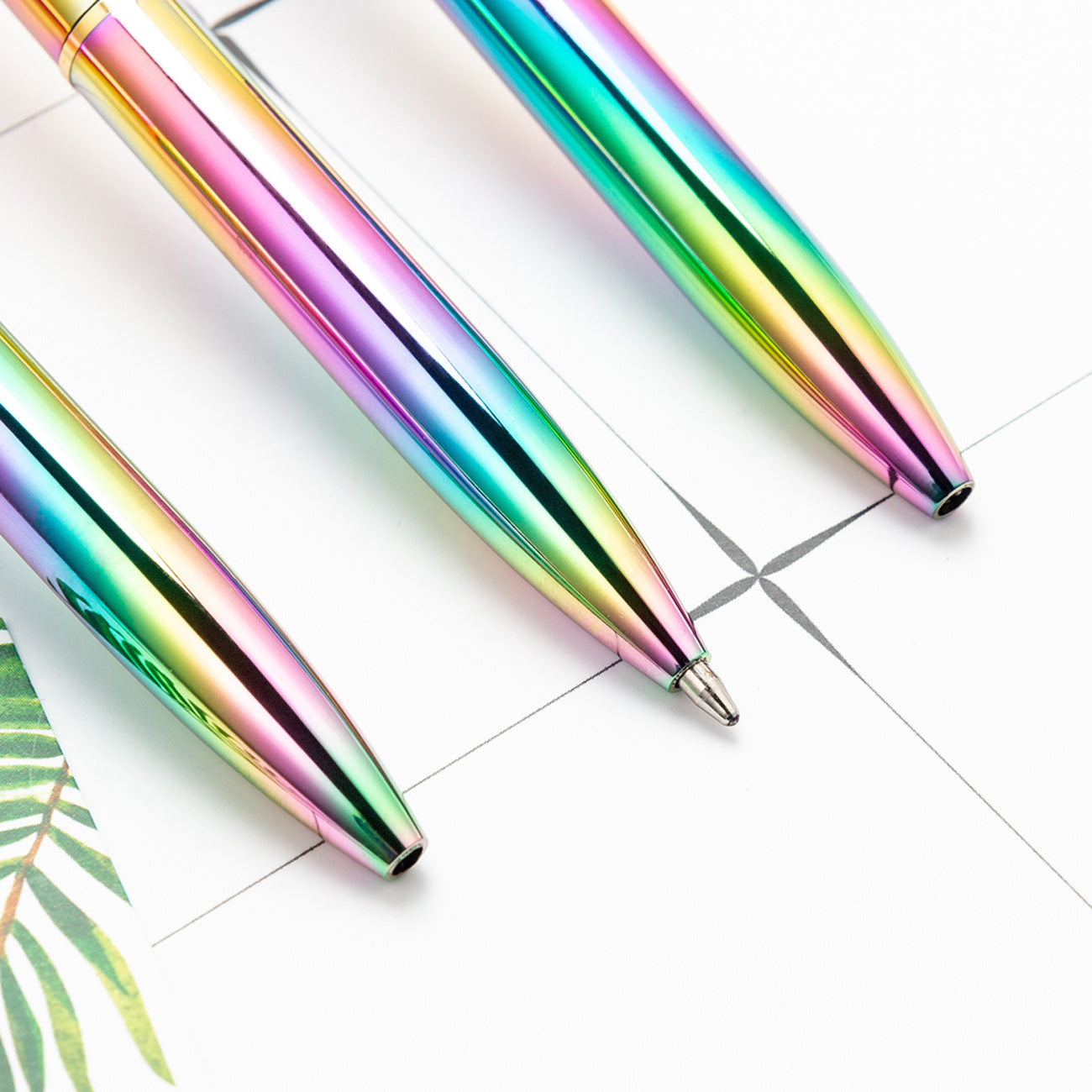 Gradient Metallic Diamond Ballpoint Pen Huah100