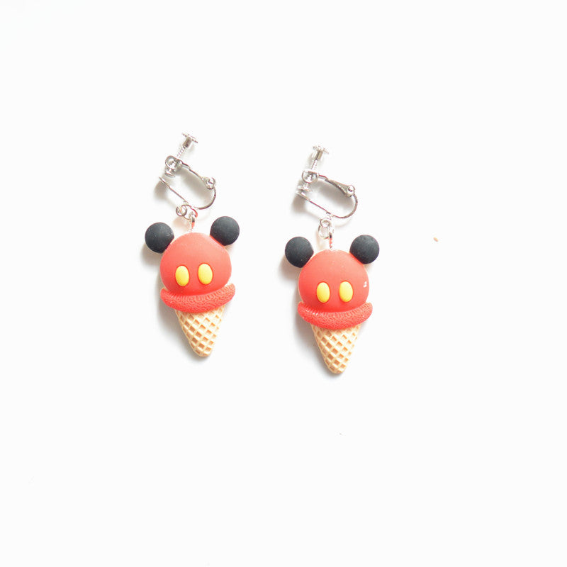 Resin creative ice cream earrings (Minimo de Compra 2) MYA-XieN035