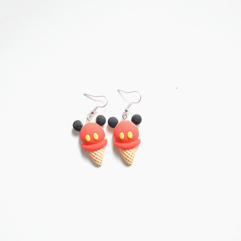 Resin creative ice cream earrings (Minimo de Compra 2) MYA-XieN035