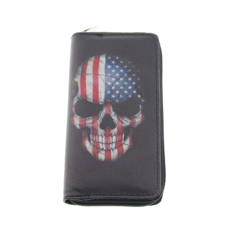 skull and ghost series PU long wallet Minimo de compra 3 Dengxin006