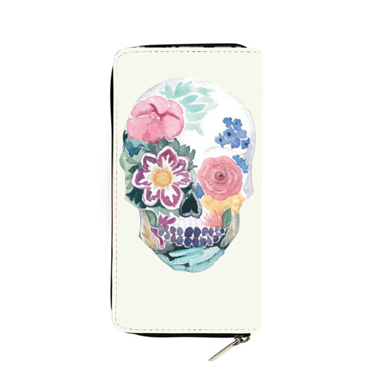 skull and ghost series PU long wallet Minimo de compra 3 Dengxin006