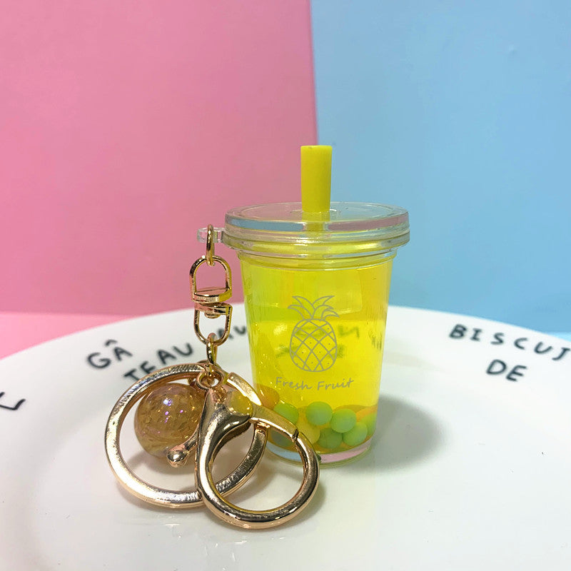 Keychains Acrylic Bubble Tea MOQ≥2 DMF022