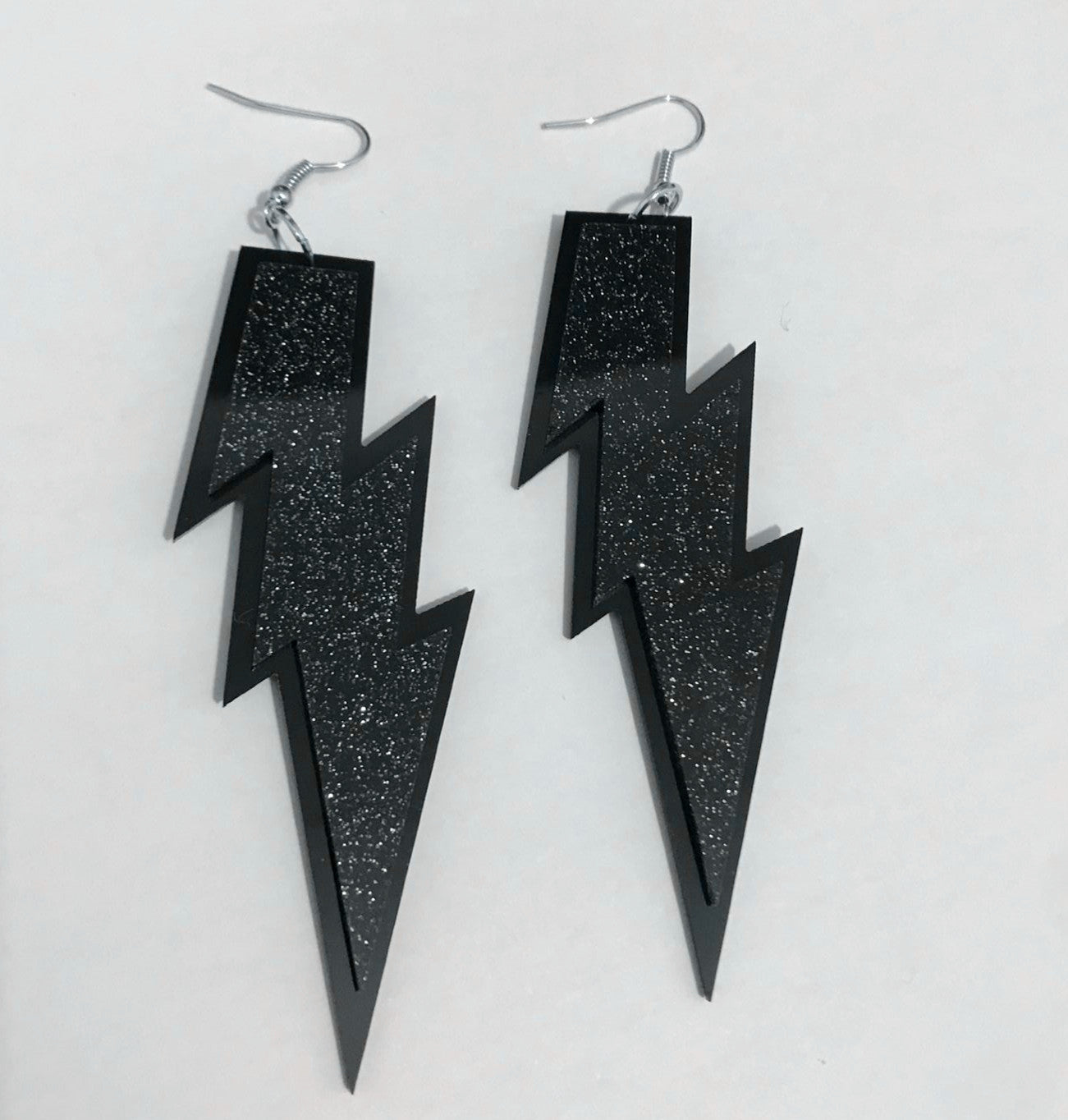 Acrylic Lightning Earrings MYA-XueP097