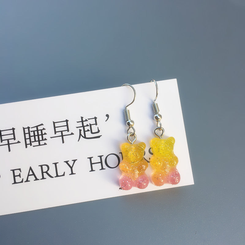 Resin Colorful Bear Ear Clip (Minimo de Compra 2) MIC-ChouT013