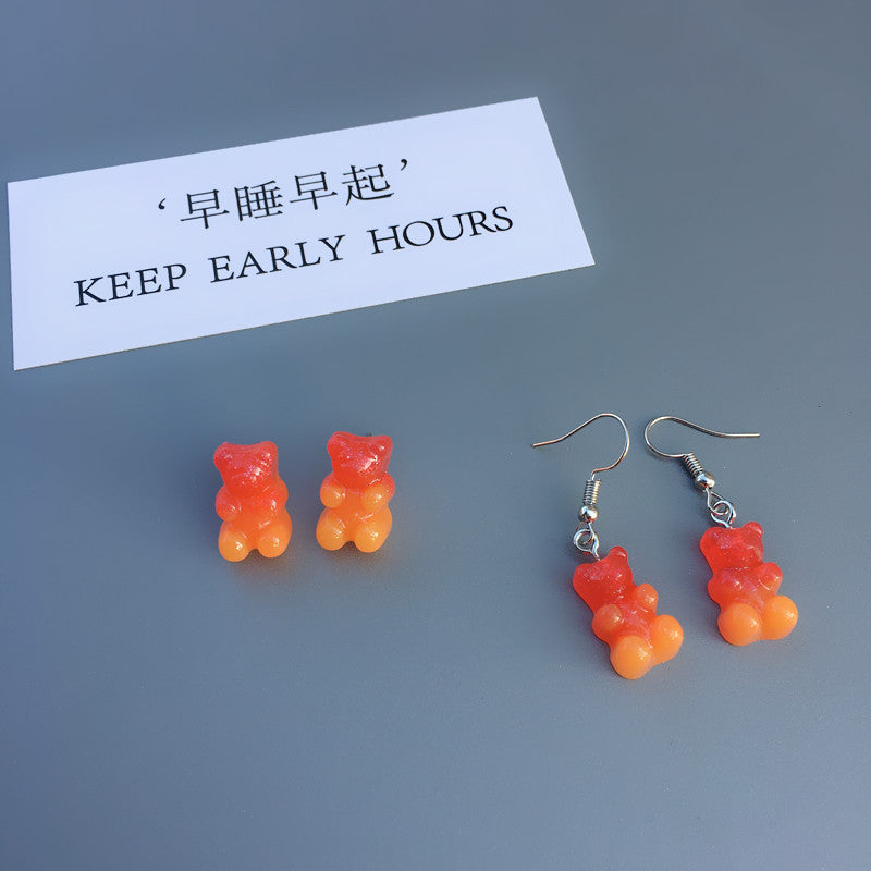 Resin Fun Bicolor Bear Ear Clip (Minimo de Compra 2) MIC-ChouT020