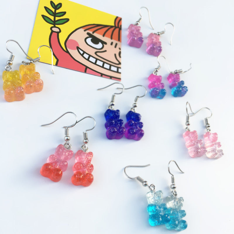 Resin Colorful Bear Ear Clip (Minimo de Compra 2) MIC-ChouT013