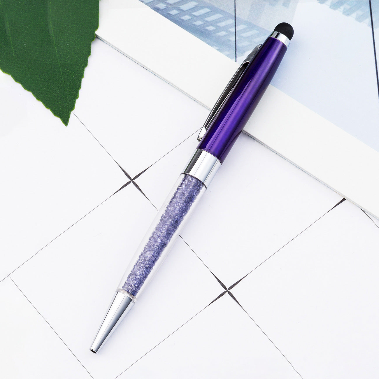 Diamond Metal Pen Handwriting Capacitive Ballpoint Pen Huah035