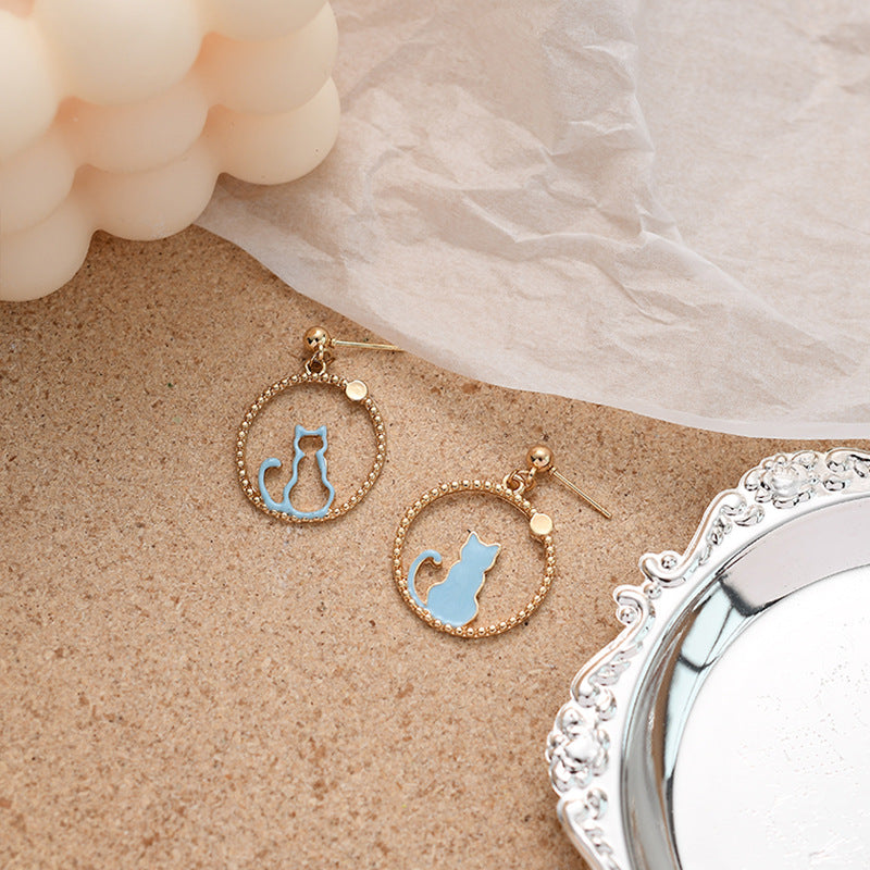 Alloy Cat Rabbit Earrings MIC-LvG009