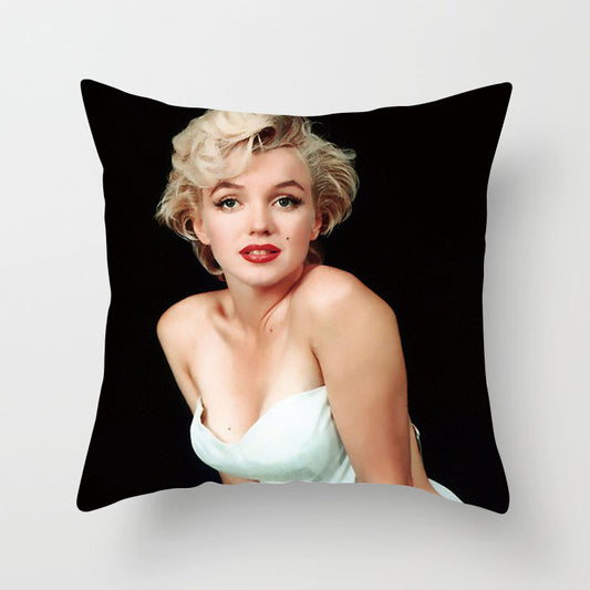 Peach skin velvet Marilyn Monroe pillowcase (Minimo de compra 2)  MIC-DingT001