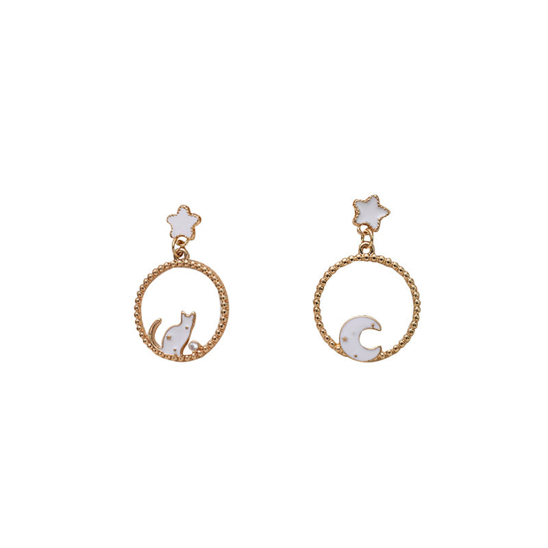 Alloy Cat Rabbit Earrings MIC-LvG009