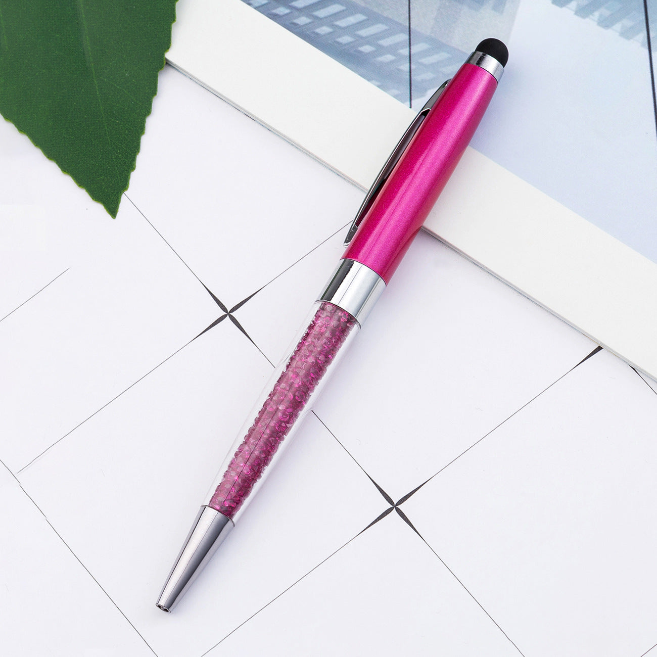 Diamond Metal Pen Handwriting Capacitive Ballpoint Pen Huah035