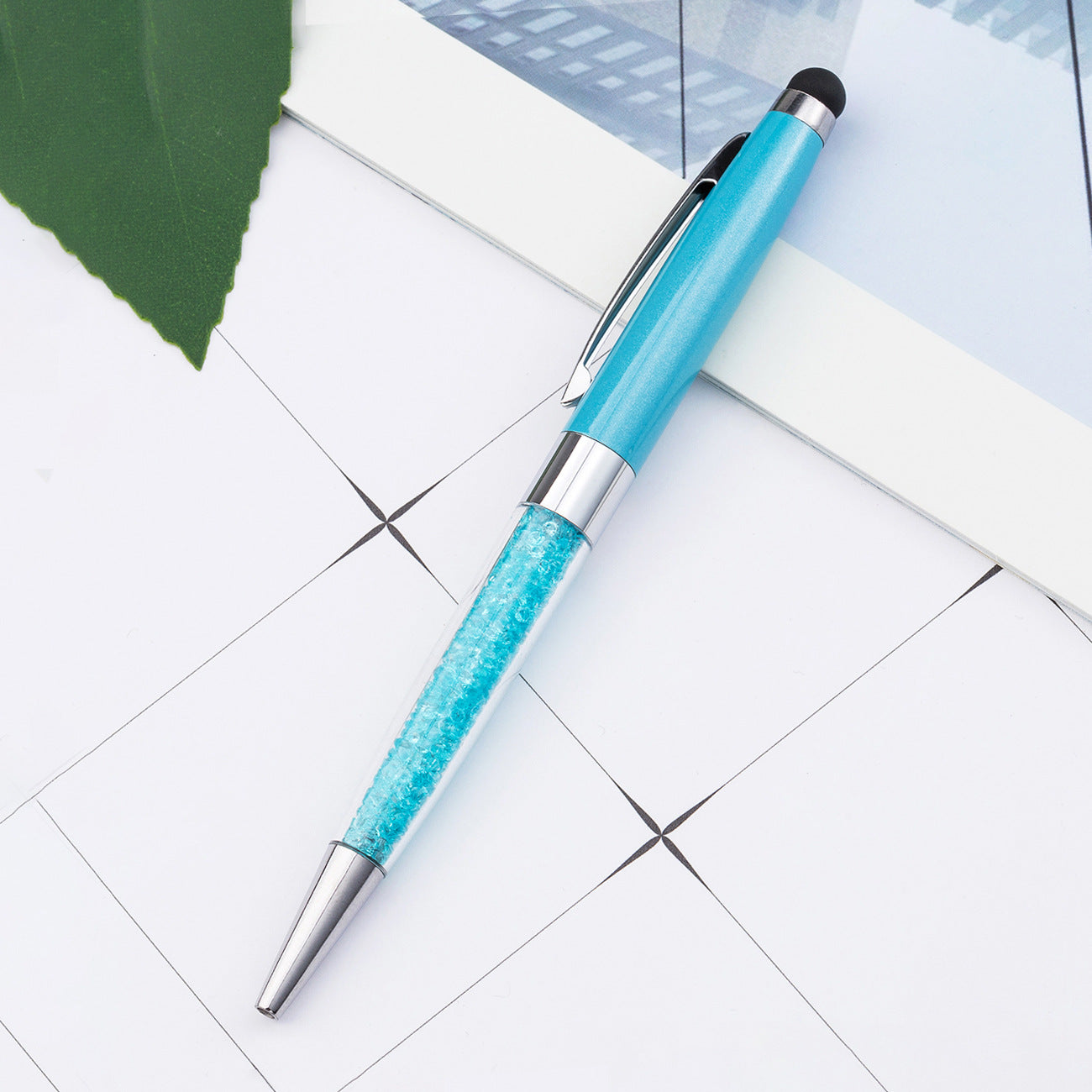 Diamond Metal Pen Handwriting Capacitive Ballpoint Pen Huah035