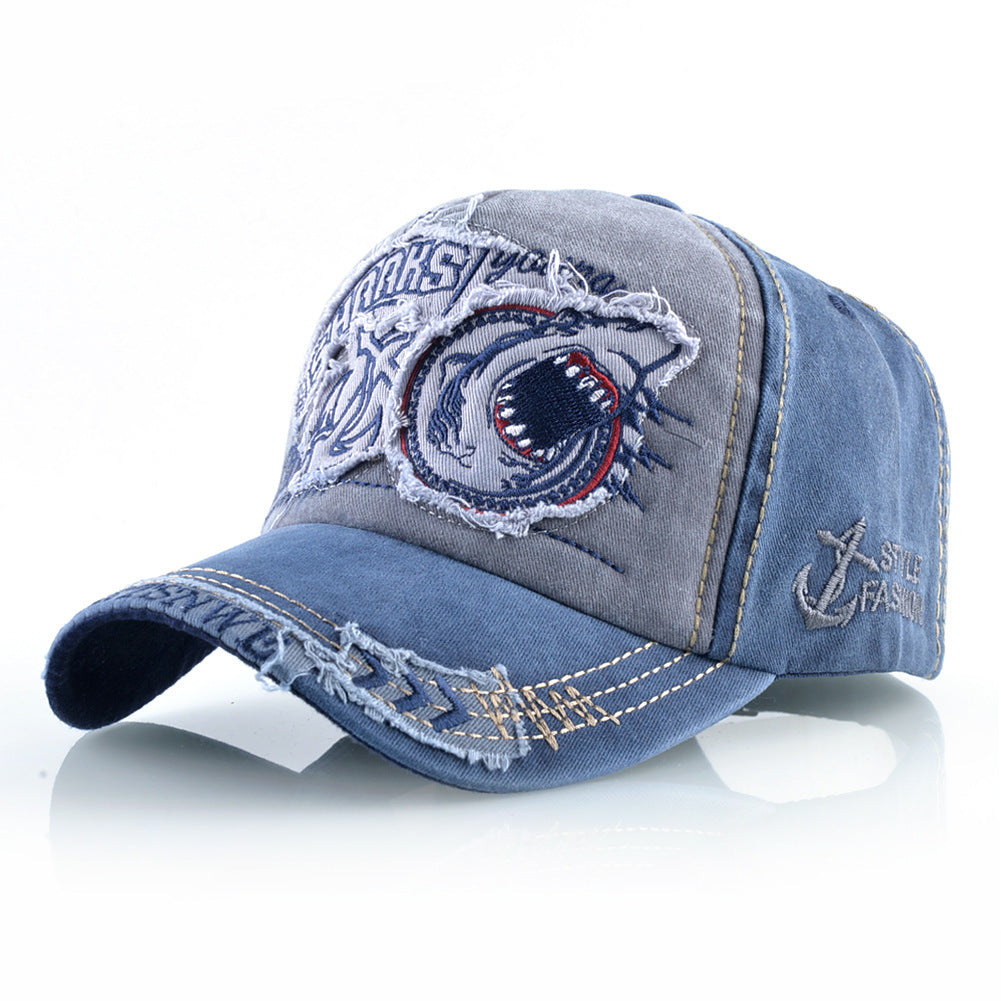 Nylon Shark Personalized Baseball cap MYA-DSM006