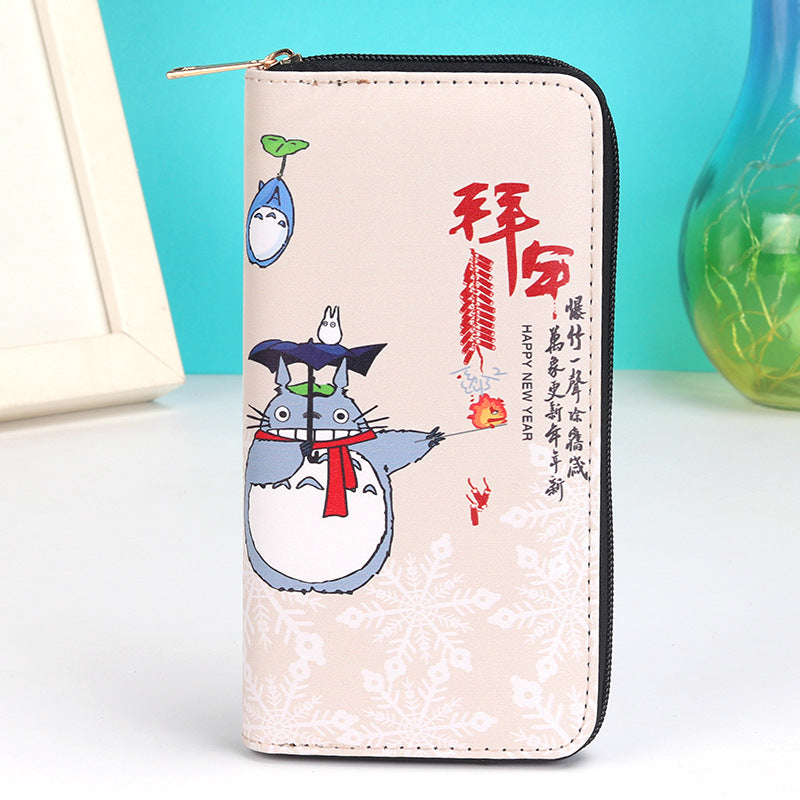 Wallet PU Cartoon Printing Long Zipper (M) MIC-Shengx001