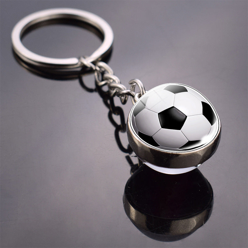 Keychains Alloy Glass Ball Minimo de compra 2 MIC-ZaoY016