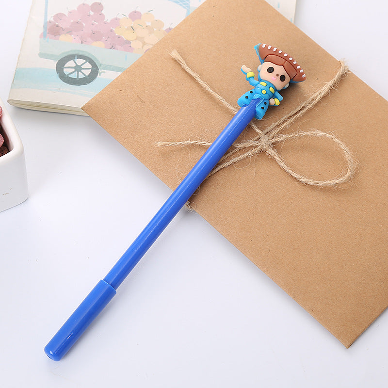 Cartoon Dancer Dream Silicone Plastic Ballpoint Pen Liuj012