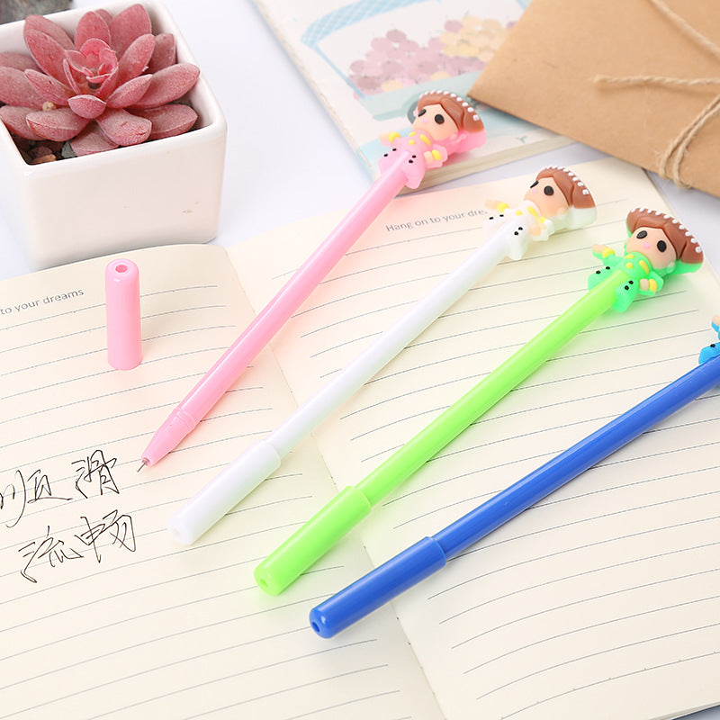 Cartoon Dancer Dream Silicone Plastic Ballpoint Pen Liuj012