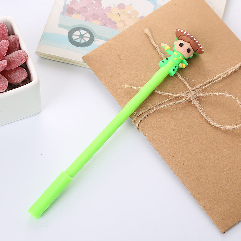 Cartoon Dancer Dream Silicone Plastic Ballpoint Pen Liuj012