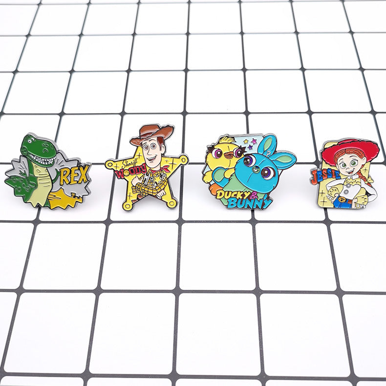 Alloy cartoon cute brooch (Minimo de compra 2) MIC-FuD013