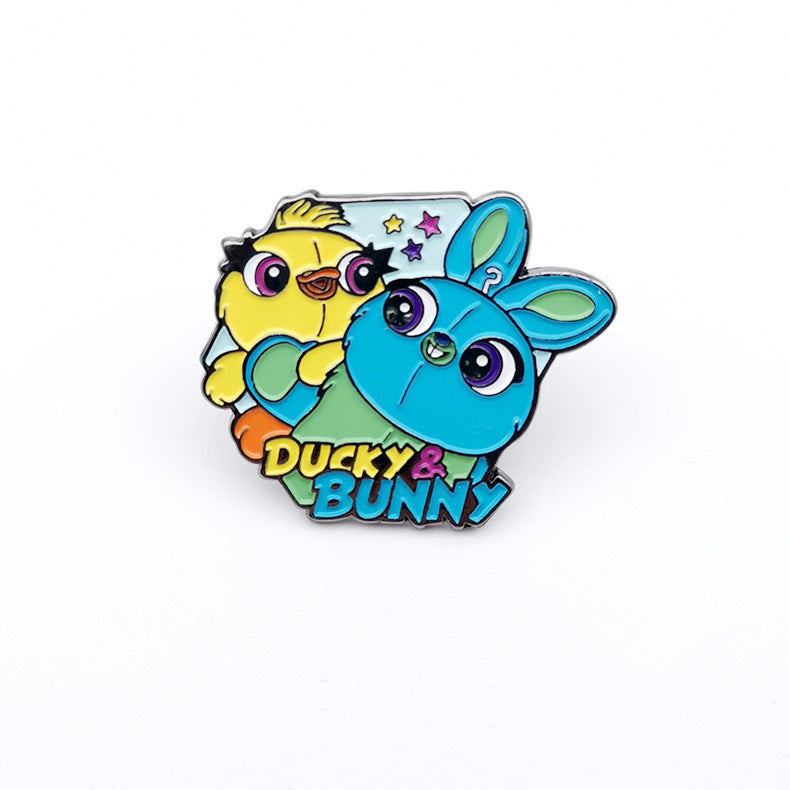 Alloy cartoon cute brooch (Minimo de compra 2) MIC-FuD013