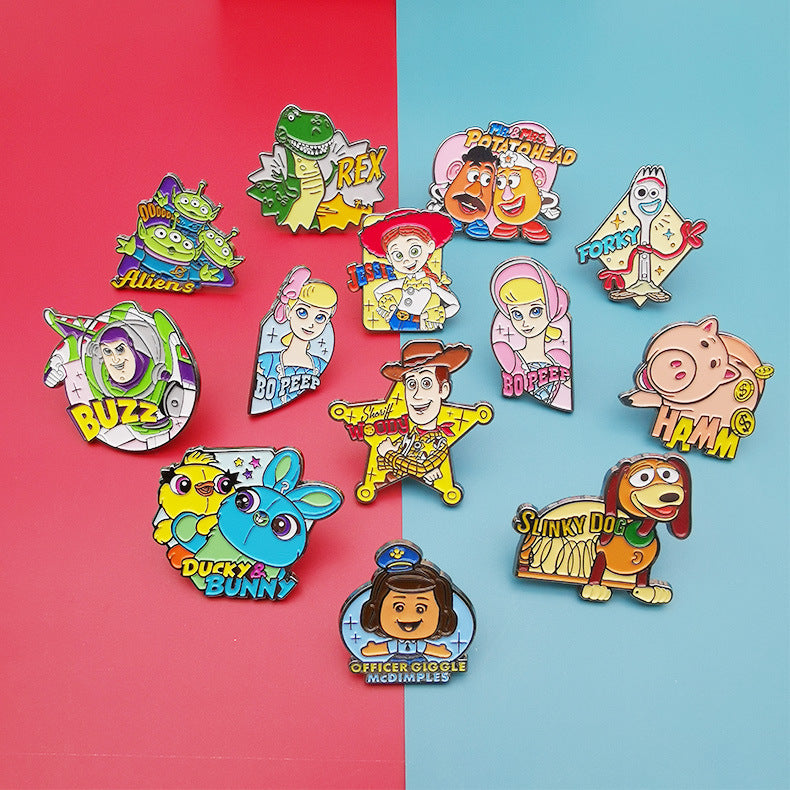 Alloy cartoon cute brooch (Minimo de compra 2) MIC-FuD013