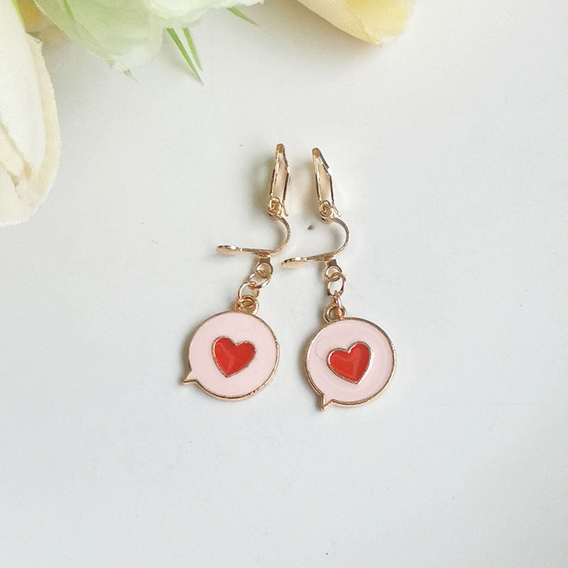 Alloy cute earrings (Minimo de Compra 2) MIC-HanJ008