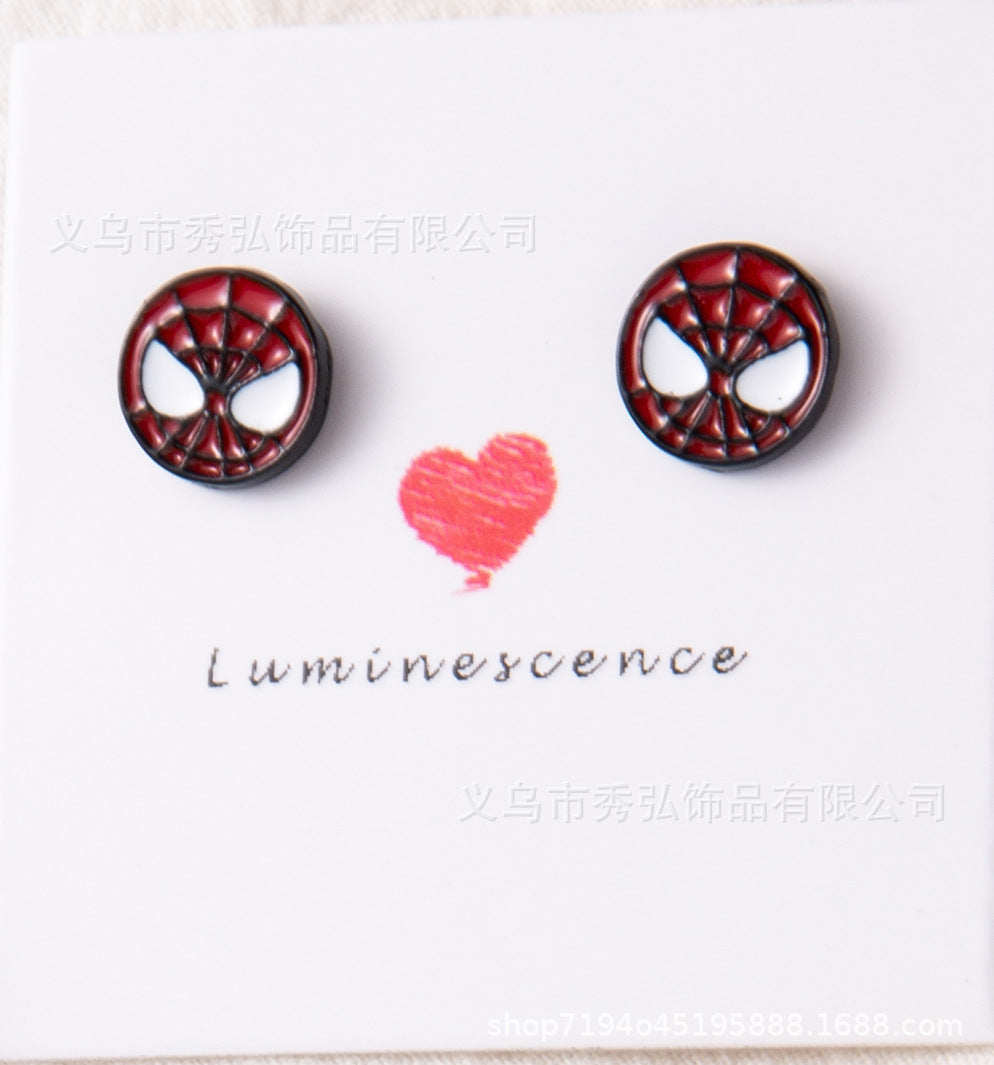 Metal Stud Earrings (F) Minimo de compra 3 MOSHU005