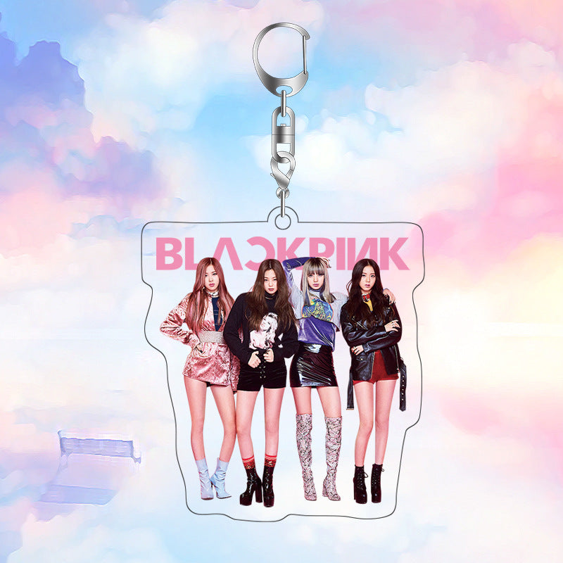 Acrylic Blackpink Star Peripheral Keychain MYA-JYK005