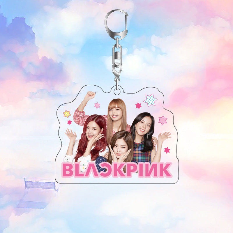 Acrylic Blackpink Star Peripheral Keychain MYA-JYK005