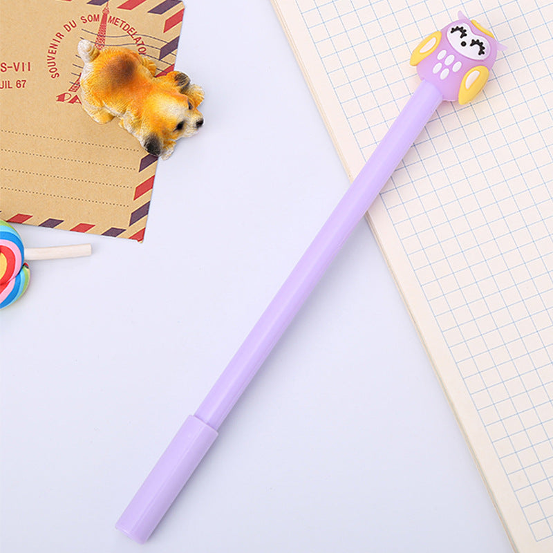 Cartoon Owl Plastic Ballpoint Pen Liuj008