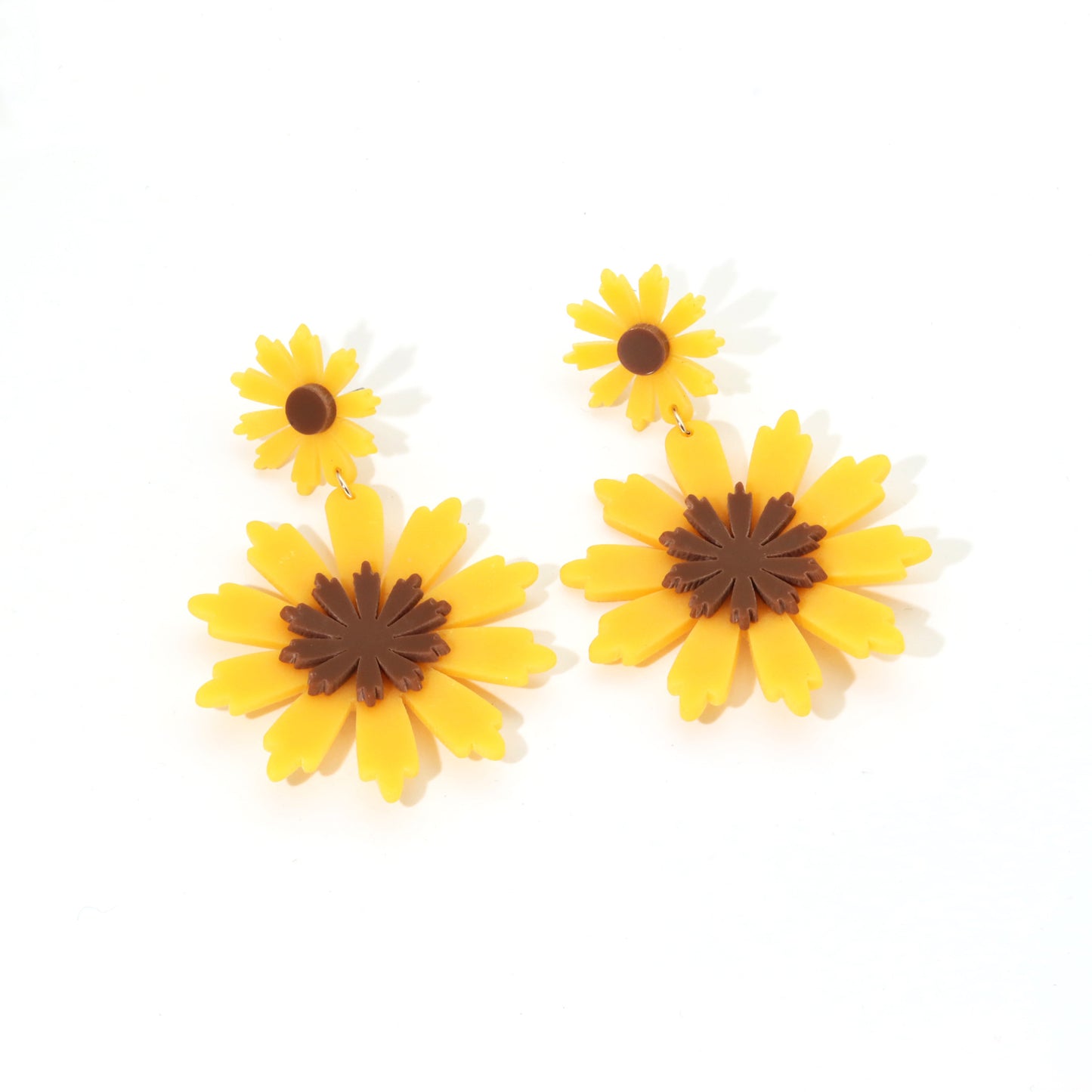 Acrylic Spring/Summer Flower Earrings MIC-FeiF002