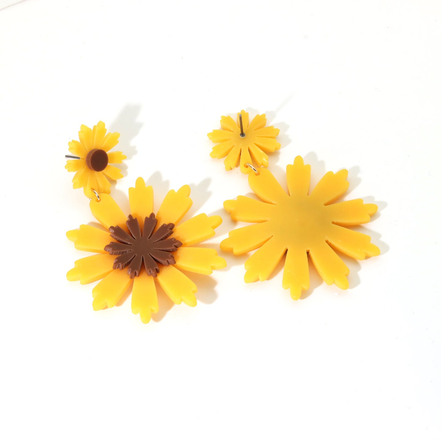 Acrylic Spring/Summer Flower Earrings MIC-FeiF002