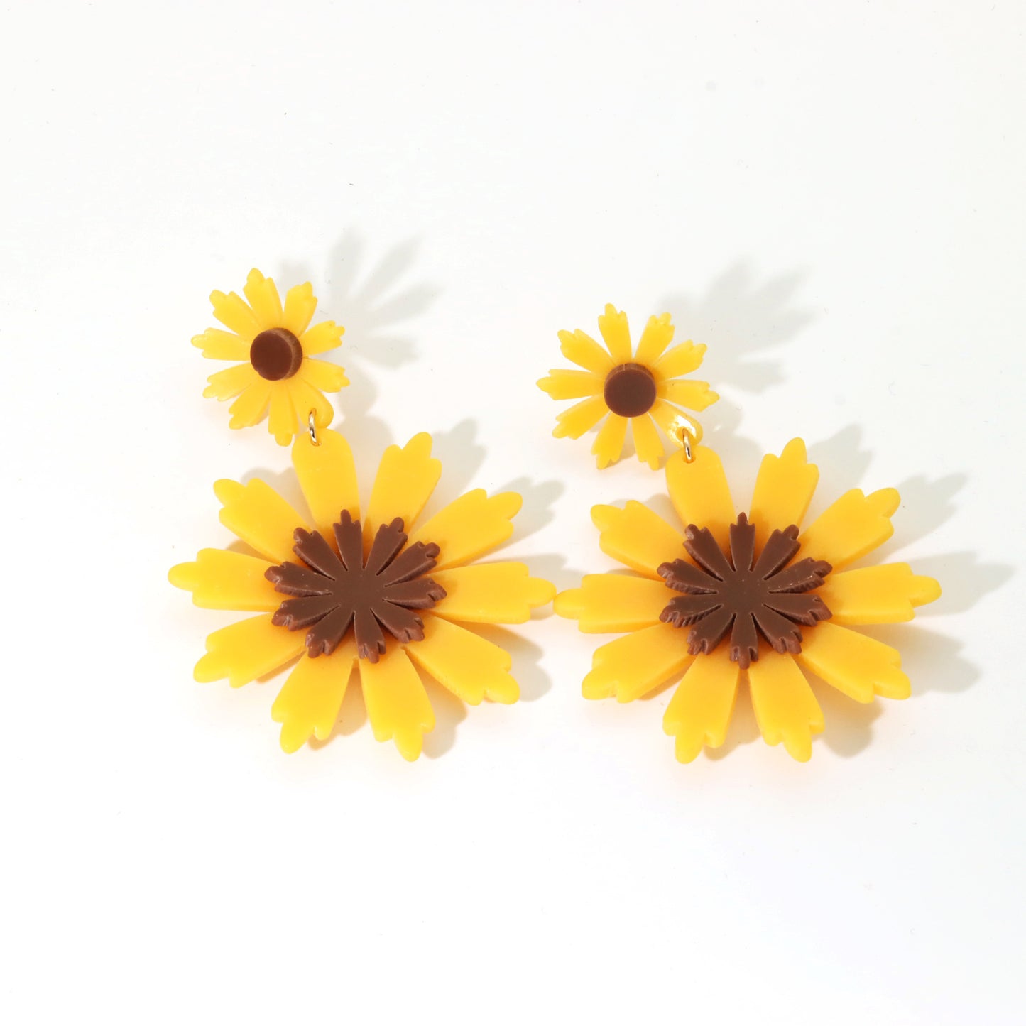 Acrylic Spring/Summer Flower Earrings MIC-FeiF002