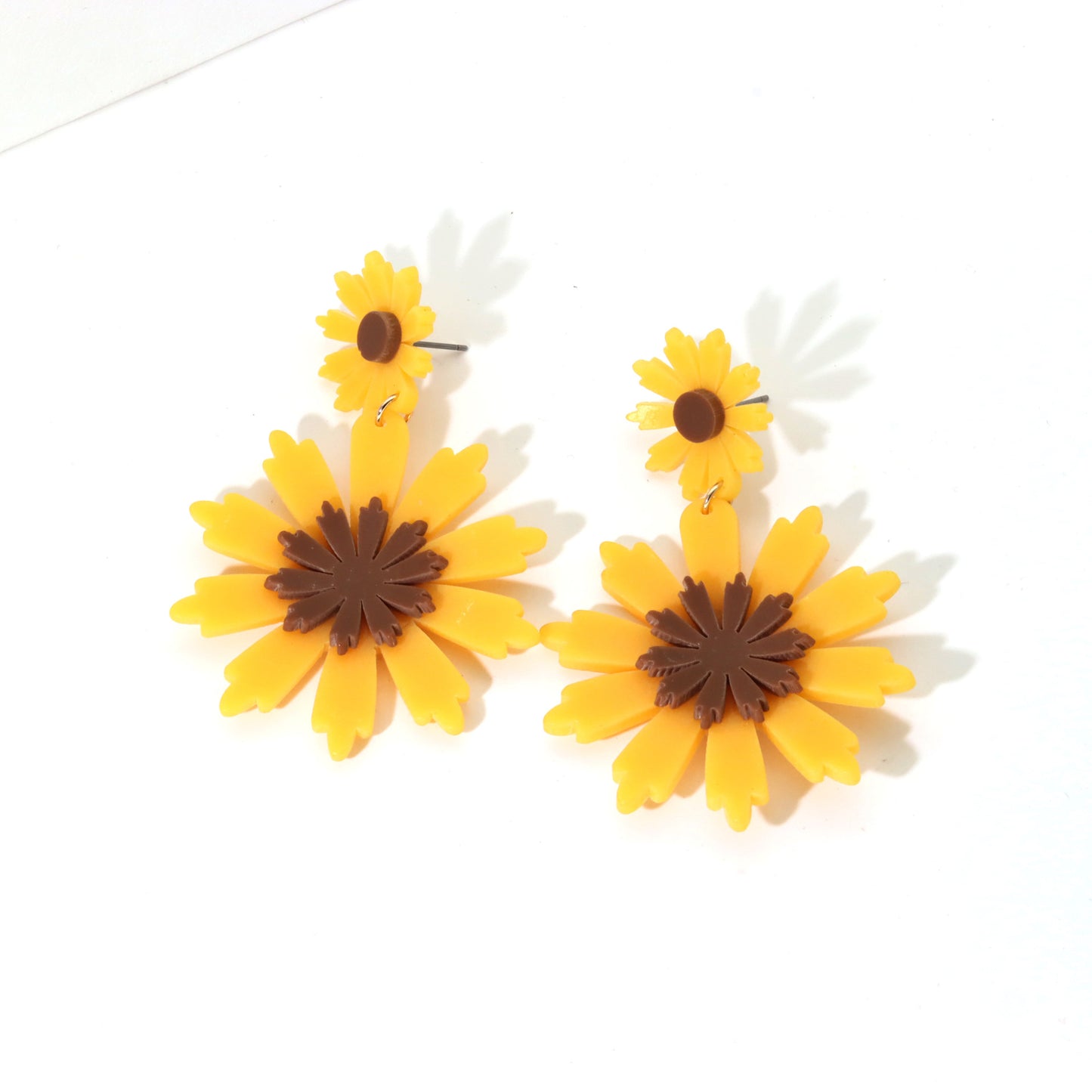 Acrylic Spring/Summer Flower Earrings MIC-FeiF002