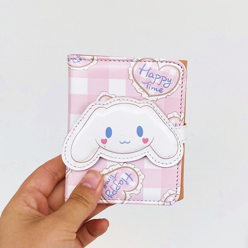 PU Cute Japanese and Korean Little Bear Zero Wallet (Minimo de compra 3) MYA-WanG003