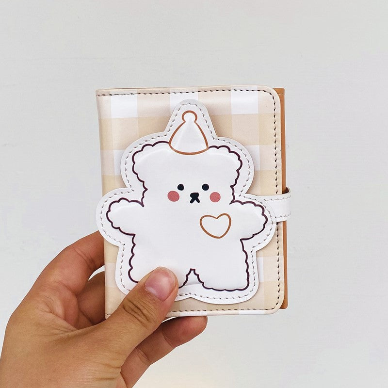 PU Cute Japanese and Korean Little Bear Zero Wallet (Minimo de compra 3) MYA-WanG003