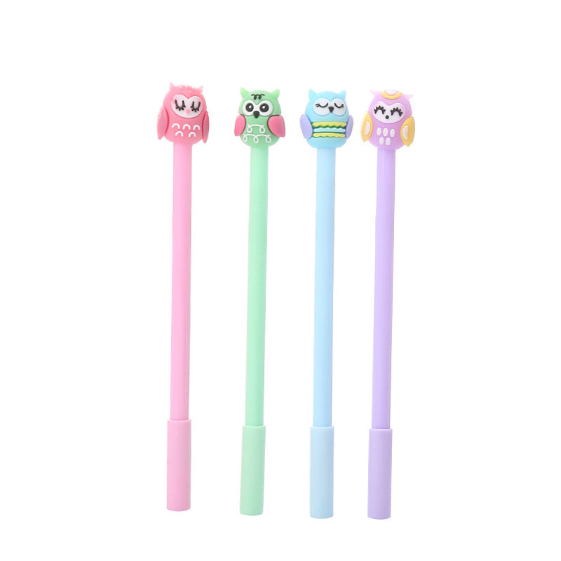 Cartoon Owl Plastic Ballpoint Pen Liuj008