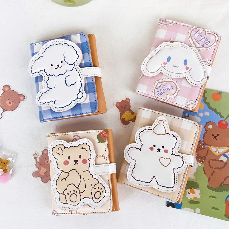 PU Cute Japanese and Korean Little Bear Zero Wallet (Minimo de compra 3) MYA-WanG003