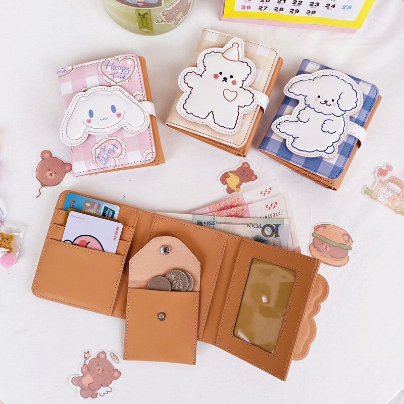 PU Cute Japanese and Korean Little Bear Zero Wallet (Minimo de compra 3) MYA-WanG003