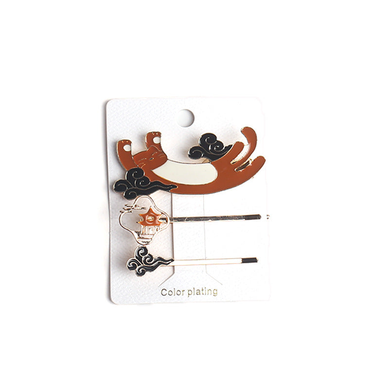 Acrylic Cute Meow Control Hair Clip MYA-JZP035