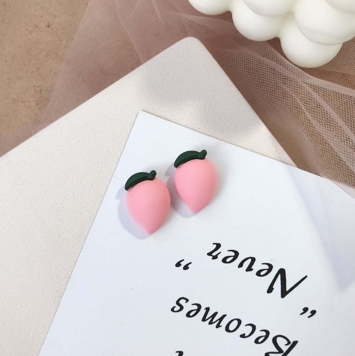 Resin Cute Fruit Party Earrings (Minimo de Compra 2) MYA-JiX049