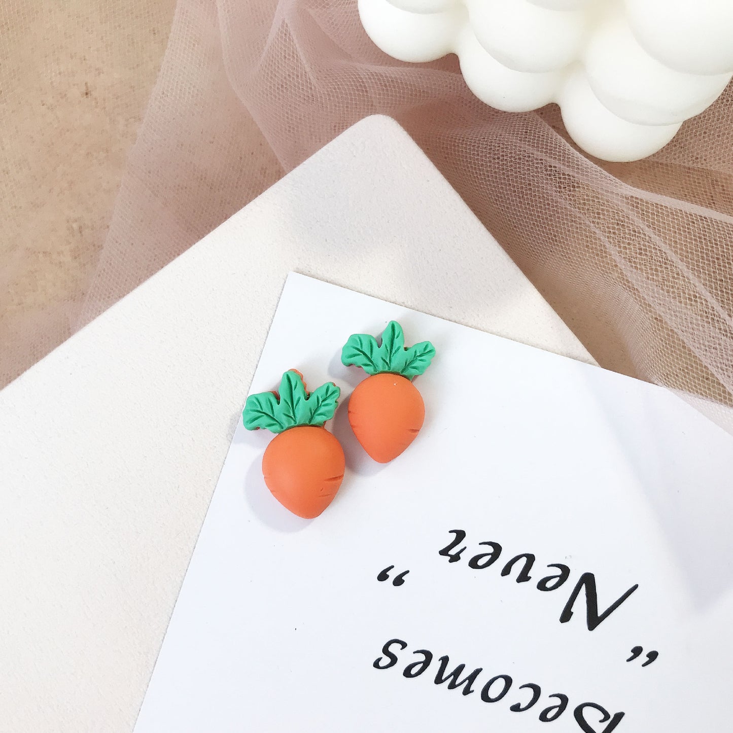 Resin Cute Fruit Party Earrings (Minimo de Compra 2) MYA-JiX049