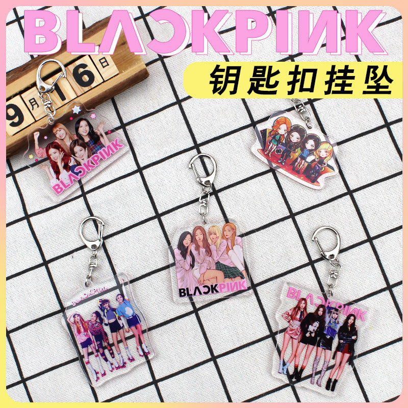 Acrylic Blackpink Star Peripheral Keychain MYA-JYK005