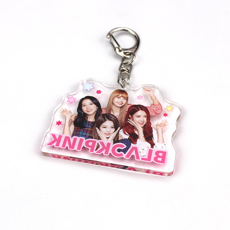 Acrylic Blackpink Star Peripheral Keychain MYA-JYK005