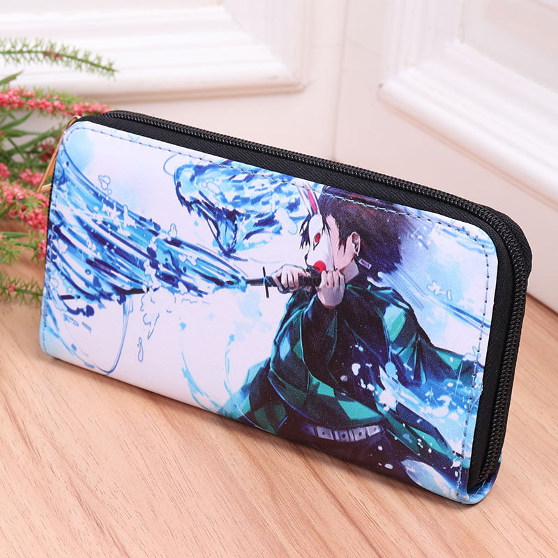 PU Ghost Destruction Blade Cartoon Wallet (Minimo de compra 3) MIC-ShengX020