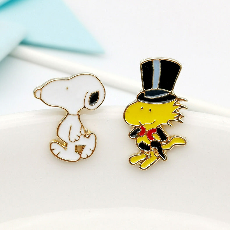 Alloy Snoopy brooch (Minimo de compra 2) MIC-FuD011