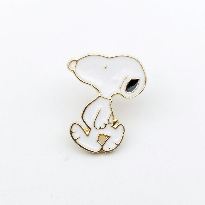 Alloy Snoopy brooch (Minimo de compra 2) MIC-FuD011