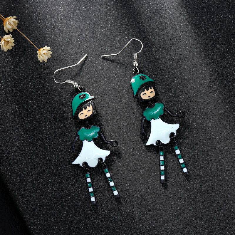 Alloy little girl ear hook (Minimo de Compra 3) MIC-JueJ012