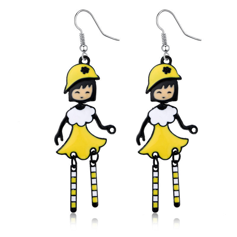 Alloy little girl ear hook (Minimo de Compra 3) MIC-JueJ012