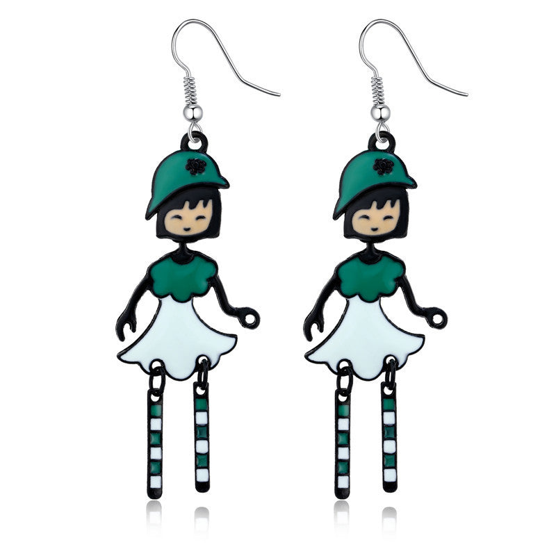 Alloy little girl ear hook (Minimo de Compra 3) MIC-JueJ012